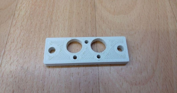 Dual bowdenhotend Adapter Funkenwürfel e3d v6chimera Klon 2beers 3D Modelle Drucker Upgrades hotend Chimäre thingiverse 3d print model - Mito3D