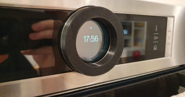 Bosch forno anel operacional fofoca luxo 3D modelos casa cozinha hrg6769s6 3d print model - Mito3D