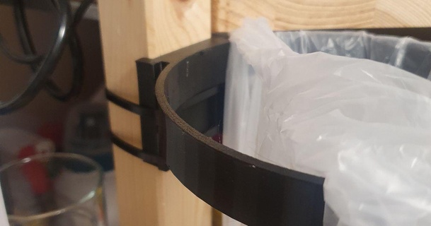 ikea ivar simples Lixo Bolsa suporte pavel klimunda 3D modelos impressoras acessórios 3d print model - Mito3D