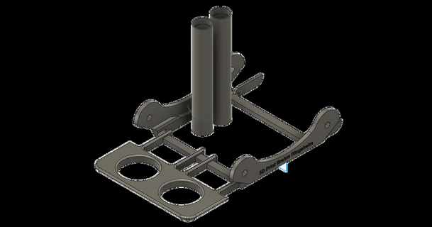 ikea 365+ drybox prusament-rollen-halter 2 kg rolle 3d-print brehm 3D Models Printers Accessories prusament 2kgspool prusamentrecyling 3d print model - Mito3D