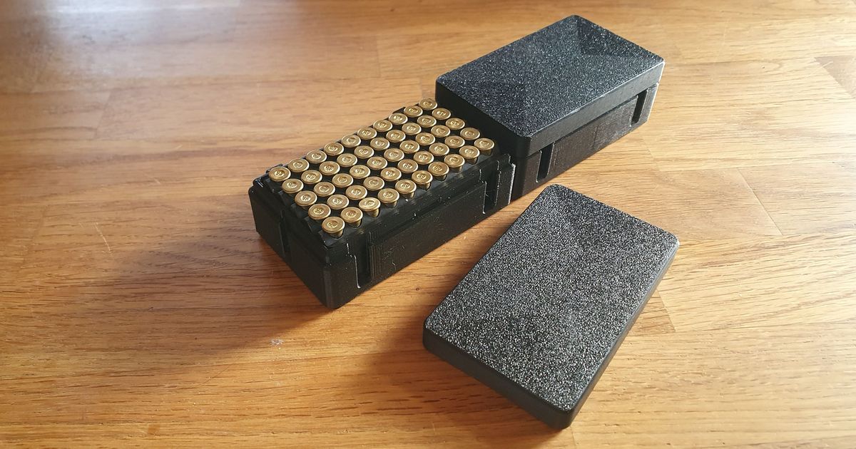 22lr ammo box bluewar 3D Models Sports & Outdoor ruger rugermarkiii rugermarkiv ruger1022 3D print model - Mito3D