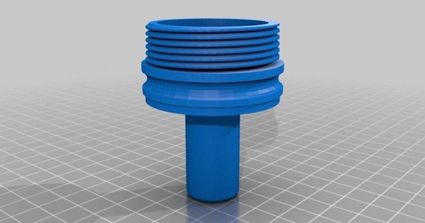 piscina 2 zoll zu macarrão natação Noodle polegada 2mars 3D modelos casa ar livre jardim thingiverse 2inch 3d print model - Mito3D