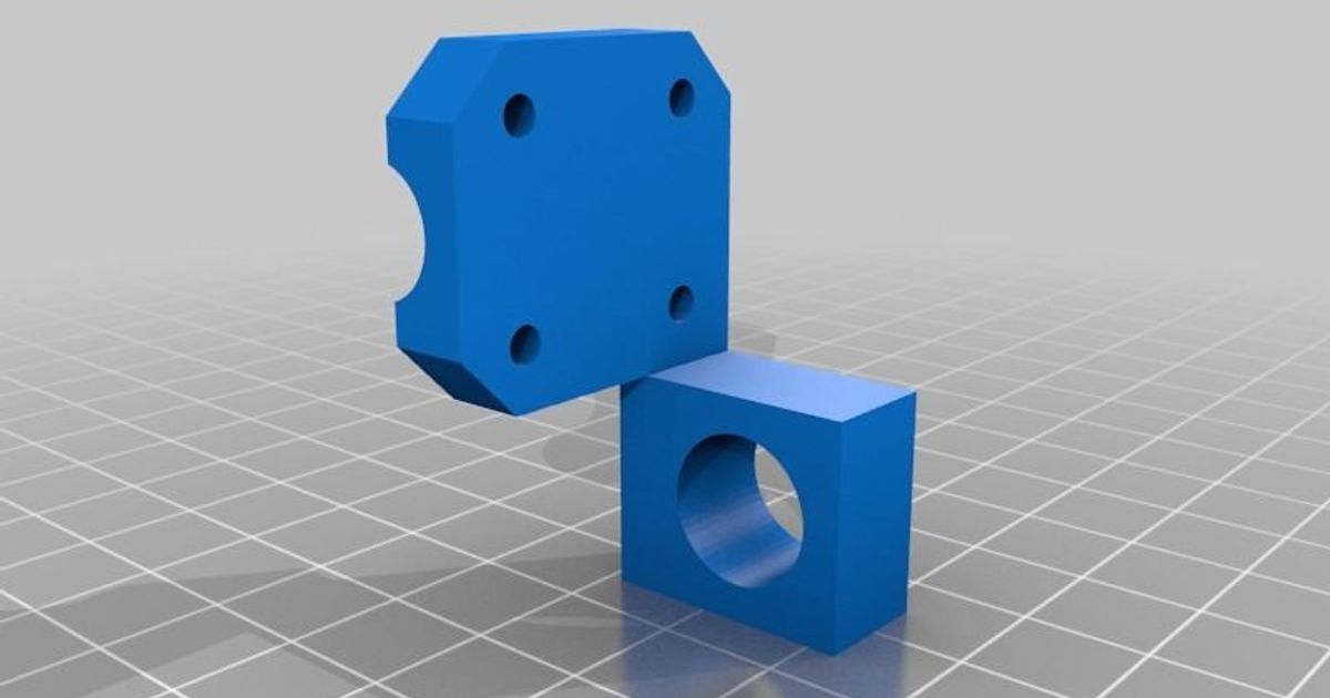 Funkenwürfel reprap endstop Halter Unterstützung 2mars 3D Modelle Drucker Upgrades thingiverse 3D print model - Mito3D