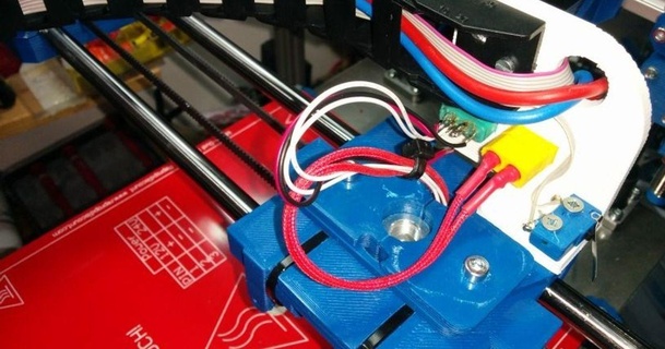 Funkenwürfel Kabel Kette Halter Unterstützung 2mars 3D Modelle Drucker Zubehör thingiverse 3d print model - Mito3D