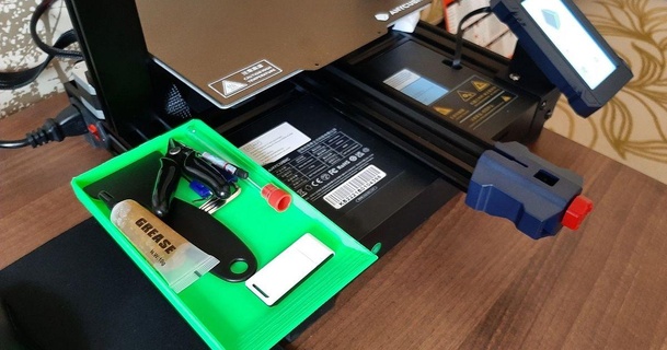 anycubic kobra ferramenta bandeja Louis 3D modelos impressoras Atualizações caixa Ferramentas ferramentas 3d print model - Mito3D