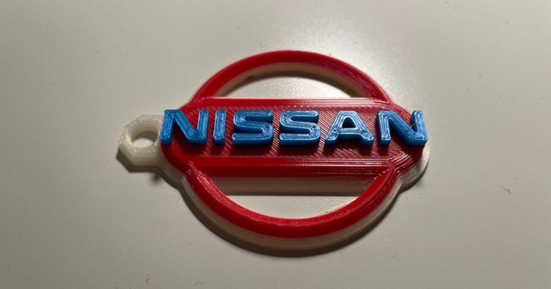 nissan keychain x3design 3D Models Hobby & Makers Automotive 3d print model - Mito3D