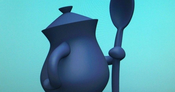 şeker tencere Darius sh 3D modeller ev halkı mutfak karikatür Disney komik 3d print model - Mito3D