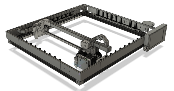 railcore ii cable management toolboard enclosure hemera warpster 3D Models Printers - Upgrades cablemanagement thingiverse 3d print model - Mito3D