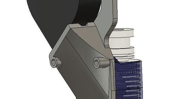e3d v6 50mm blower fan adapter warpster 3D Models Printers - Upgrades e3dv6 thingiverse railcore railcore2 3d print model - Mito3D