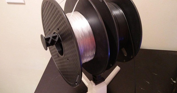 prusa filament spool holder stand bchan 3D Models Printers Accessories spoolholder filamentspoolholder prusai3mk3 thingiverse 3d print model - Mito3D