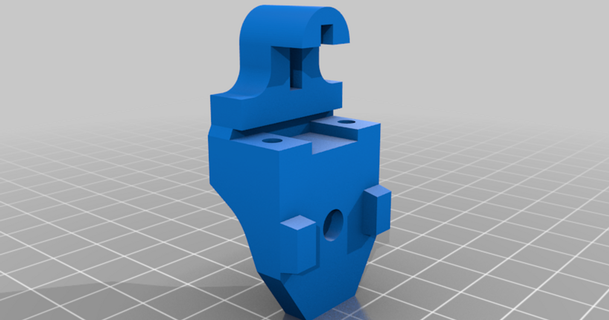 hypercube z endstop mount schnello 3D Models Printers - Upgrades thingiverse 3d print model - Mito3D