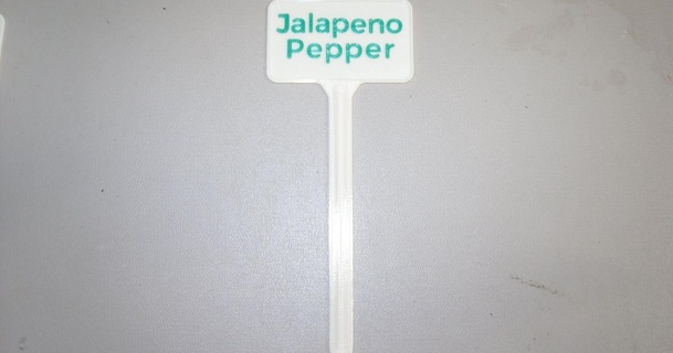 plant label jalapeno pepper lmj 3D Models Household Outdoor & Garden 3d print model - Mito3D