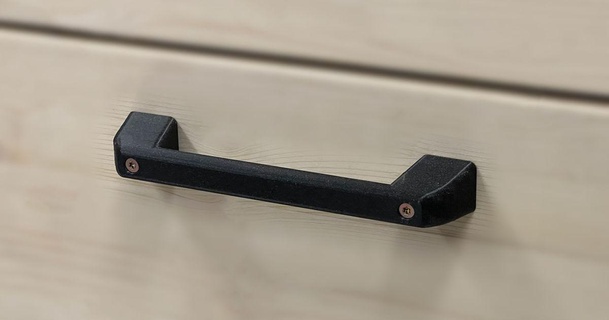 Tür Schublade Griff Vorderseite montiert verschiedene Größen Glücklich Widerstand 3D Modelle Hobby Macher mechanisch Teile Schrauben 3d print model - Mito3D