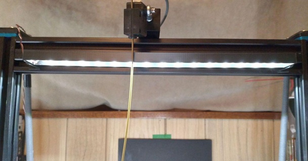LED bande nut extrusion madp 3d 3D modèles imprimantes mises niveau led ledholder lumière 3d print model - Mito3D