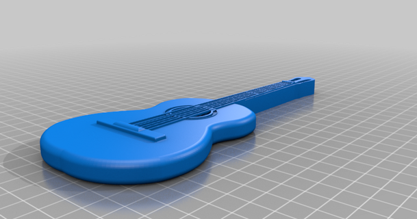Gitarre 2 t4skor 3D Modelle Hobby Macher Ideen thingiverse 3d print model - Mito3D