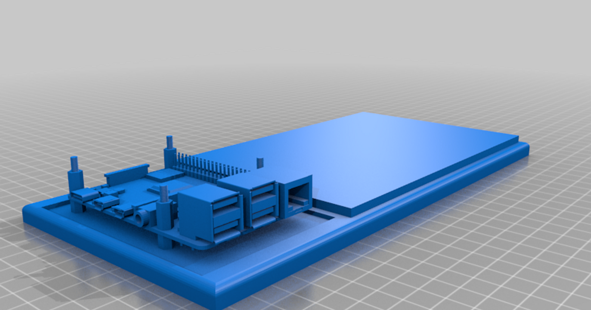 lampone pi sviluppo panchina Scott gibb 3D Modelli passatempo creatori elettronica raspberrypi raspberrypi4 thingiverse raspberrypi3 lamponepimount 3D print model - Mito3D