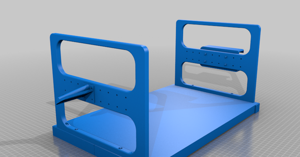 3d stampato scopo tavolo Scott gibb 3D Modelli domestico ufficio mensola organizzatore 3dprintable 3d print model - Mito3D