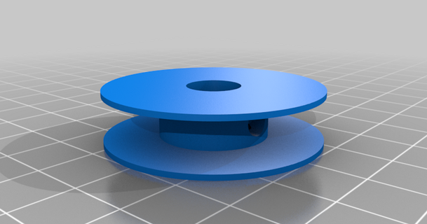 40mm 3d printable cable spool scott gibb 3D Models Hobby & Makers Electronics cablemanagement thingiverse wirespool 3d print model - Mito3D