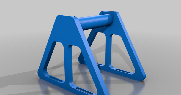 filament bobine titulaire soutien Scott gibb 3D modèles imprimantes accessoires support filamentspool guide chose universelle 3d print model - Mito3D