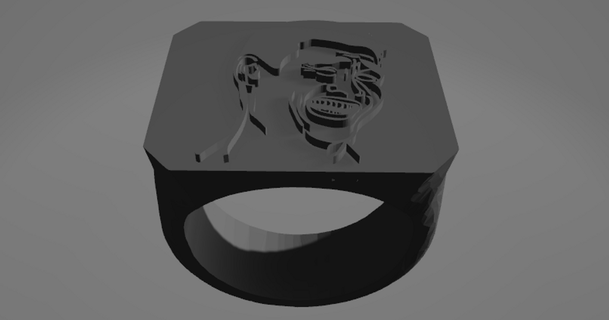 yao ming Strände Bitte Ring Luther 3D Modelle Mode Zubehör meme Yao Ming 3d print model - Mito3D
