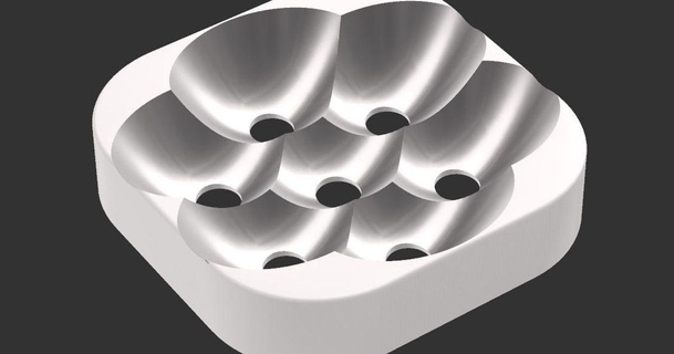 reflector array jack 3D Models Hobby & Makers Other Ideas parabolicmirror parabolic 3d print model - Mito3D