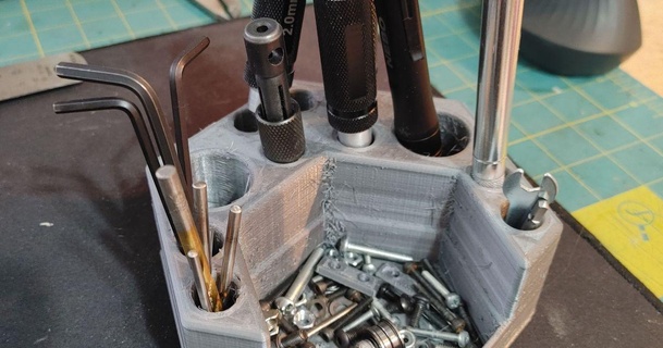Sachen Halter Unterstützung jessem 3D Modelle Hobby Macher Veranstalter Werkzeug Stift Behälter 3d print model - Mito3D