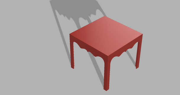 enfant table Anderson réel néo 3D modèles Ménage vivant chambre 3d print model - Mito3D