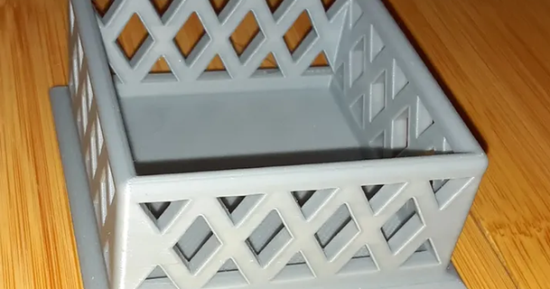 lattice basket tray moxieman19 3D Models Household Office organizer holder small storage boardgames 3d print model - Mito3D