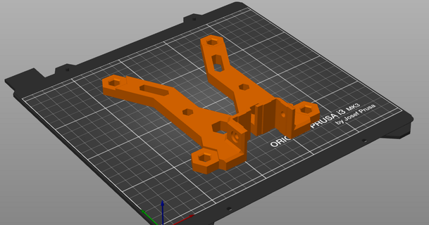 marque 3 bobine titulaire soutien bras 2020 vslot aluminium extrusions Martin Majewski 3D modèles imprimantes mises niveau extrusion porte 3d print model - Mito3D