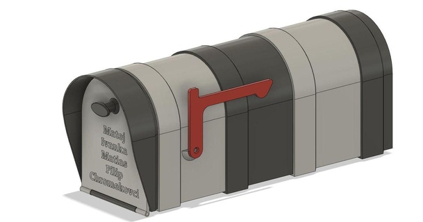 po relativo scr piace cassetta postale madre 3D Modelli domestico Casa attrezzature ufficio posta inviare schranka 3d print model - Mito3D
