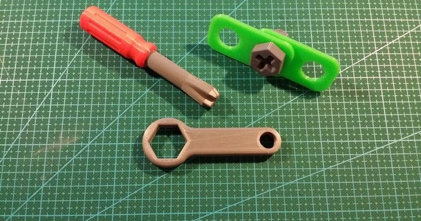 toy tool wrench backmann3d 3D Models Toys & Games Building children kids thingiverse 3d print model - Mito3D