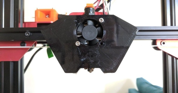 custom head cover + duct tevo flash tarantula odysseus zendama 3D Models Printers - Upgrades air 3d print model - Mito3D