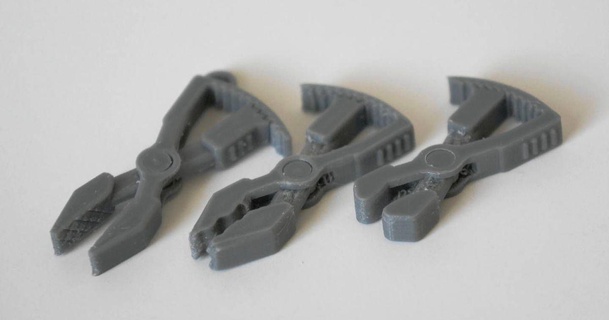 scissor ratchet clip small jack 3D Models Hobby & Makers Tools printinplace stop clamp 3d print model - Mito3D