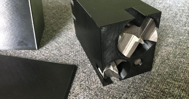 Forstner bit Kutu birinci sınıf 3D modeller hobi yapımcılar araçlar saklama kutusu el aleti tutucu alet destek yok 3d print model - Mito3D