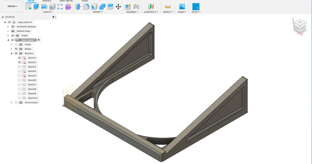 ipad stand quido wagner 3D Models Gadgets Other ipadstand stojanek 3d print model - Mito3D