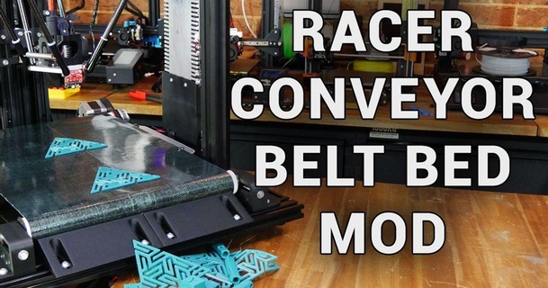 super racer auto ejection belt conversion teachingtech 3D Models Printers - Upgrades delta automation klipper conveyorbelt 3d print model - Mito3D
