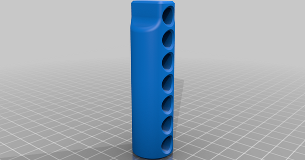 Labyrinth Geschenk Box v6 Düse Extruder Halter Unterstützung einfügen blauer Sandkasten 3D Modelle Drucker Zubehör Düsen Düsenhalter thingiverse Düsenkasten 3d print model - Mito3D