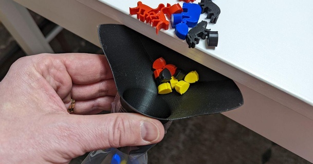 paramétrico Bolsa Carregando funil 3D modelos passatempo fabricantes Ferramentas reselable 3d print model - Mito3D