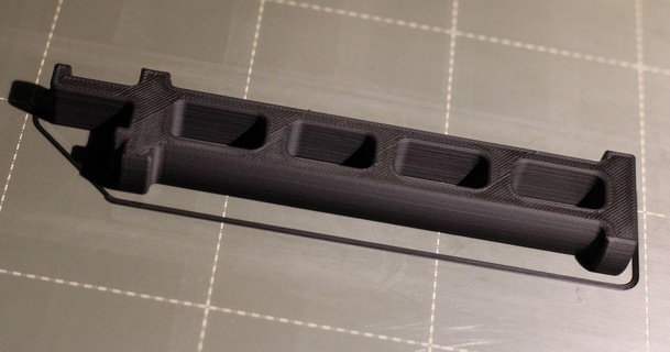 100 mm biriktirmek Kulp destek Voron anahtar teli kriko 3D modeller yazıcılar Aksesuarlar biriktirici filament makara tutucusu 3030extrusion 3d print model - Mito3D