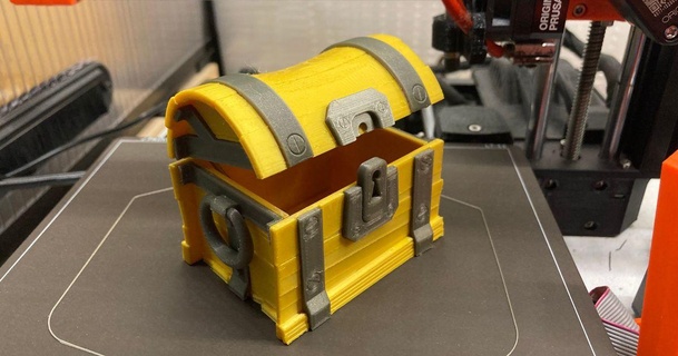 fortnite style loot chest dmeeze 3D Models Costumes & Accessories Props battleroyale epicgames 3d print model - Mito3D