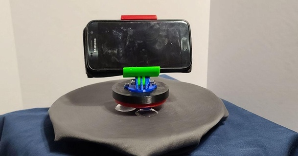 perezoso Susan placa giratoria teléfono montar vida adamant 3D modelos casa oficina soporte personalizable smartphone tableta 3d print model - Mito3D