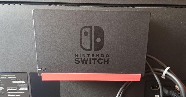 Vesa monte Nintendo interruptor doca octoalgo 3D modelos aparelhos vídeo jogos switch nintendo 3d print model - Mito3D