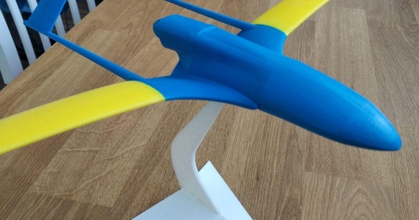 Baykar flagtar tb2 drone cour 66 3D modèles loisir fabricants idées avion modèle Ukraine 3d print model - Mito3D