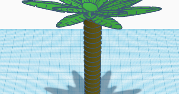 palma albero seth 3D Modelli giocattoli Giochi scenario Palma 3d print model - Mito3D