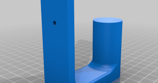 soporte pared mikrotik david 3D modelos pasatiempo hacedores electrónica 3d print model - Mito3D
