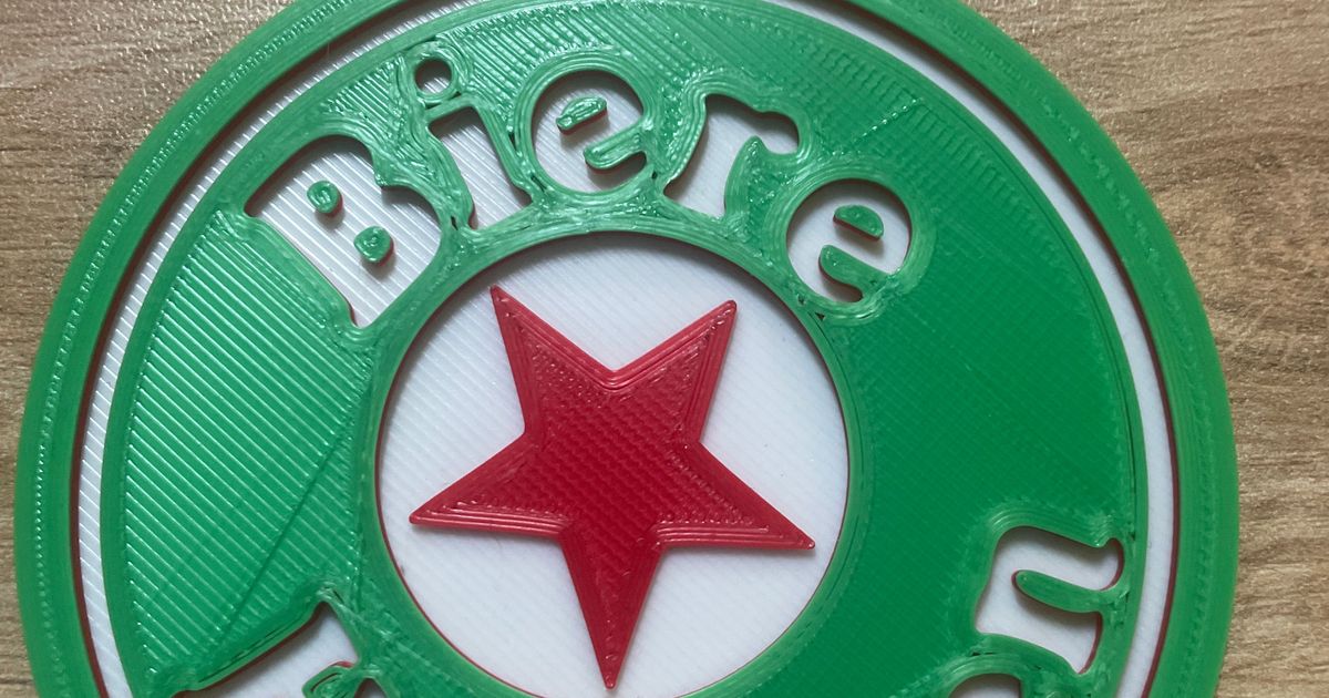 tatlı verre Heineken mugus3d 3D modeller ev halkı dekor bardak altlığı bira 3D print model - Mito3D