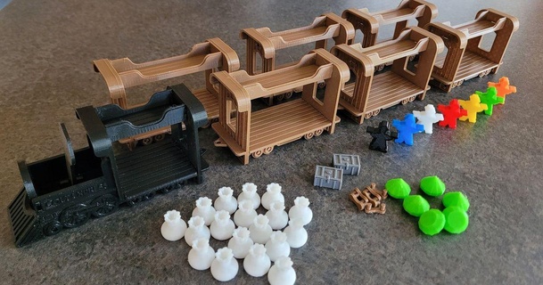 colt express - replacement parts puddlefist 3D Models Toys & Games Board 3d print model - Mito3D