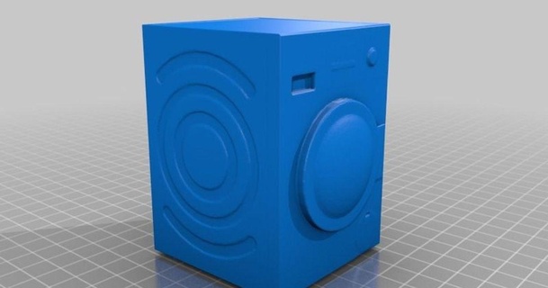 lavanderia macchina 3D Modelli domestico Casa attrezzature bosch thingiverse lavaggio 3d print model - Mito3D