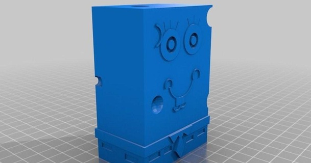 sponge bob orto 3D Models Costumes & Accessories Props thingiverse 3d print model - Mito3D