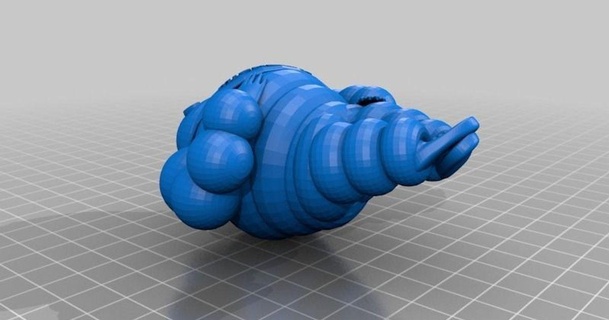 Michelin estatueta 3D modelos aparelhos thingiverse 3d print model - Mito3D
